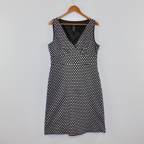 Spense Polka Dot Sheath Dress Below The Knee 12